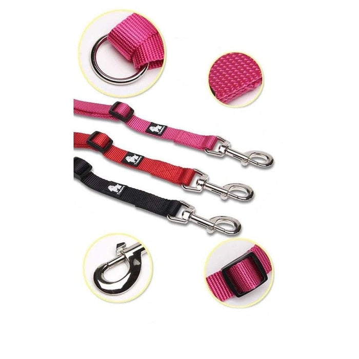 Nylon Double Dog Leash