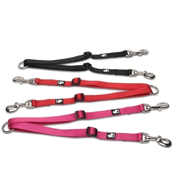 Nylon Double Dog Leash