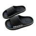 Nz Local Stock- Anti Slip Thick Sole Slippers Black