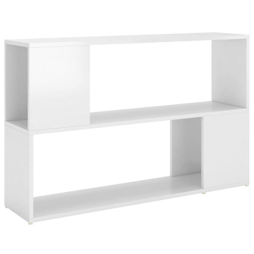 Nz Local Stock-book Cabinet Glossy Look White 100x24x63 Cm