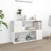 Nz Local Stock-book Cabinet Glossy Look White 100x24x63 Cm