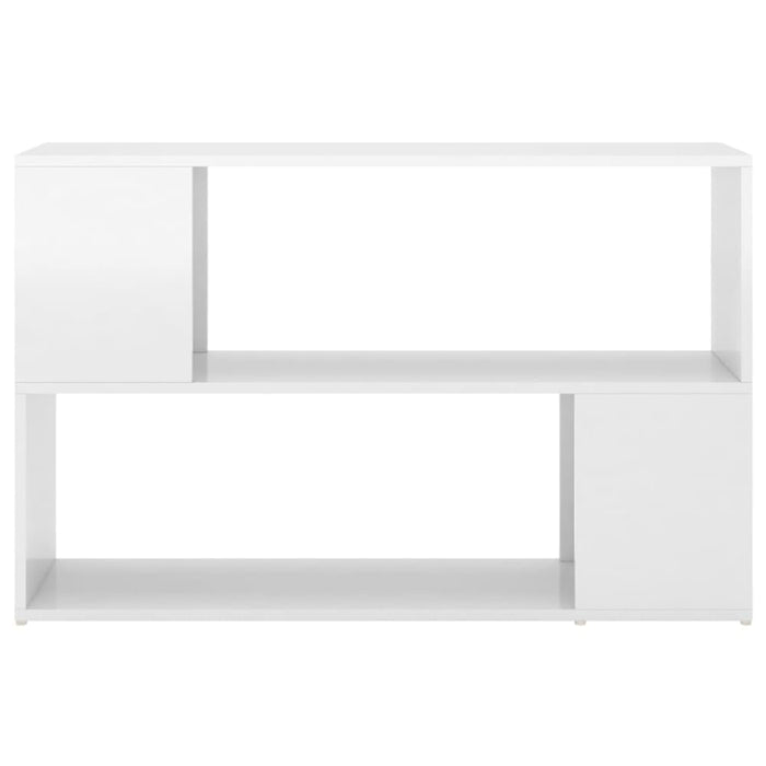 Nz Local Stock-book Cabinet Glossy Look White 100x24x63 Cm