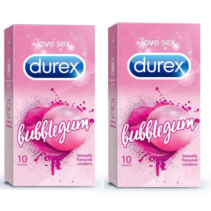 Nz Local Stock- Durex Bubblegum Sensually Flavoured Condoms