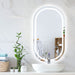 Nz Local Stock- Led Wall Mirror Oval Anti-fog Bathroom