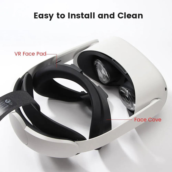 For Oculus Quest 2 Vr Soft Silicone Face Eye Cover