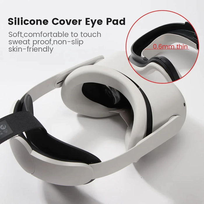 For Oculus Quest 2 Vr Soft Silicone Face Eye Cover