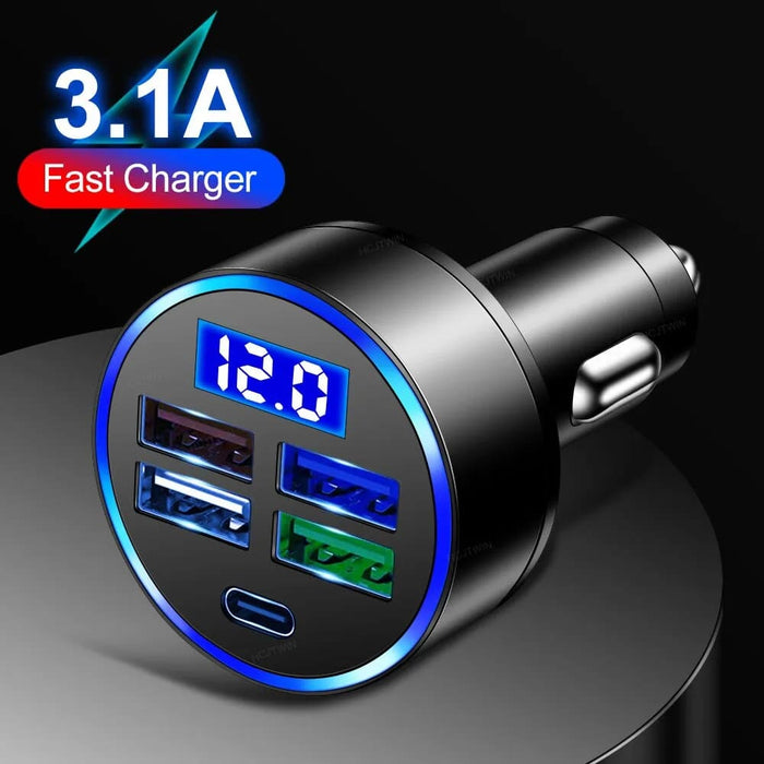 Olaf Qc3.0 Usb Car Charger Fast Charging Type c Adapter