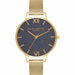 Olivia Burton Ob16gd75 Women Blue Watch Quartz 34mm