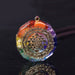 Orgonite Pendant Sri Yantra Necklace Sacred Geometry Chakra