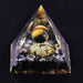 Orgonite Pyramid Chakras Tiger Eye Orgon Energy Crystals