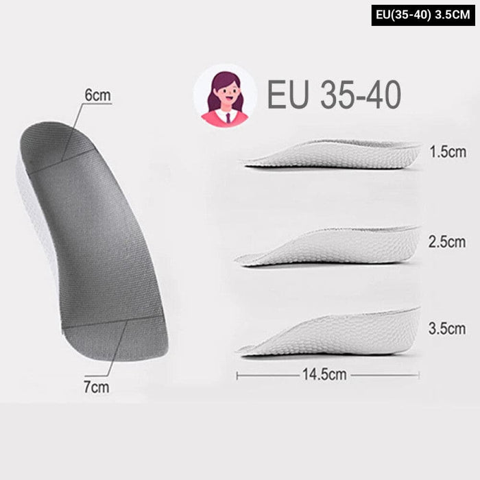 Orthopedic Memory Foam Insoles For Arch Support And Height