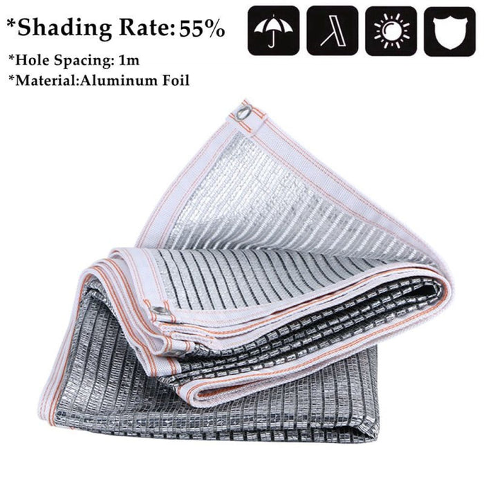 Outdoor 55-99% Anti Uv Aluminum Foil Sunshade Net Garden