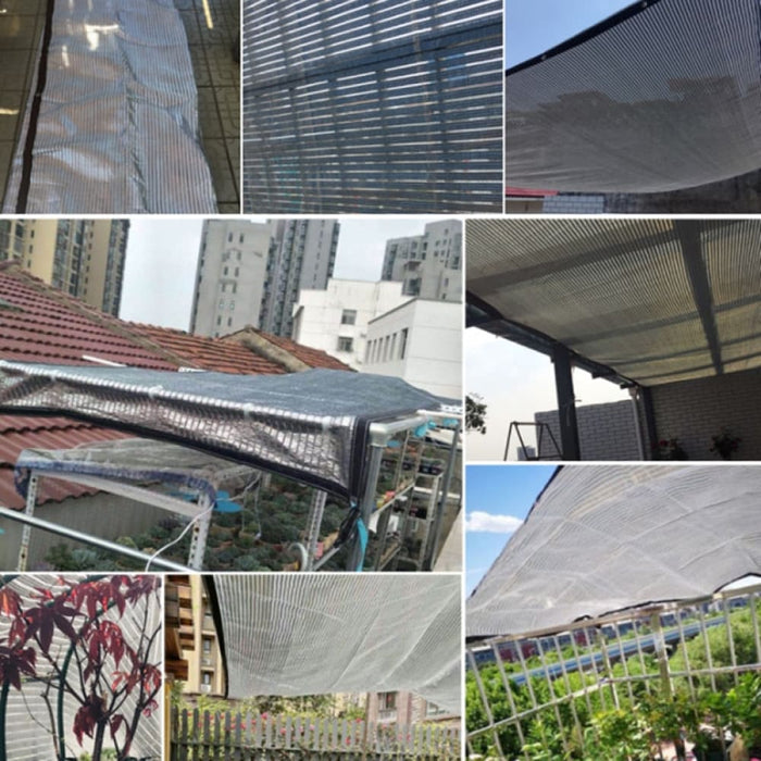 Outdoor 99% Anti-uv Aluminum Foil Sunshade Net Garden