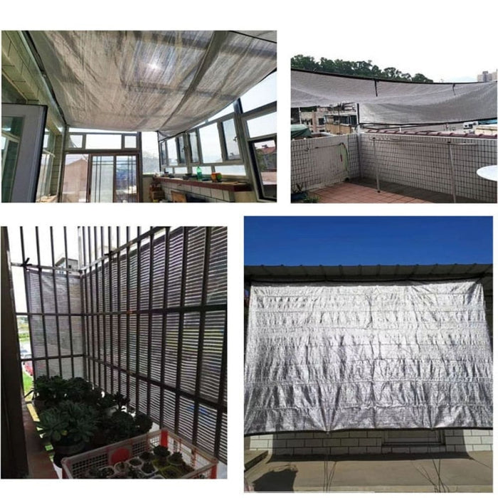 Outdoor 99% Anti-uv Aluminum Foil Sunshade Net Garden