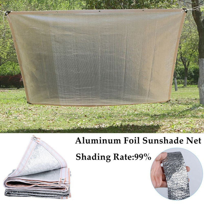 Outdoor 99% Anti-uv Aluminum Foil Sunshade Net Garden