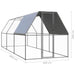 Outdoor Chicken Cage 2x6x2 m Galvanised Steel Tbnktxb