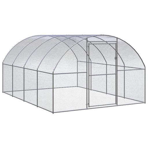 Outdoor Chicken Coop 3x4x2 m Galvanised Steel Tbkpala