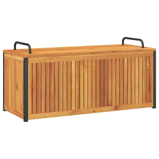 Outdoor Cushion Box 110x45x42/53 Cm Solid Wood Acacia