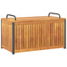 Outdoor Cushion Box 85x45x45/53 Cm Solid Wood Acacia