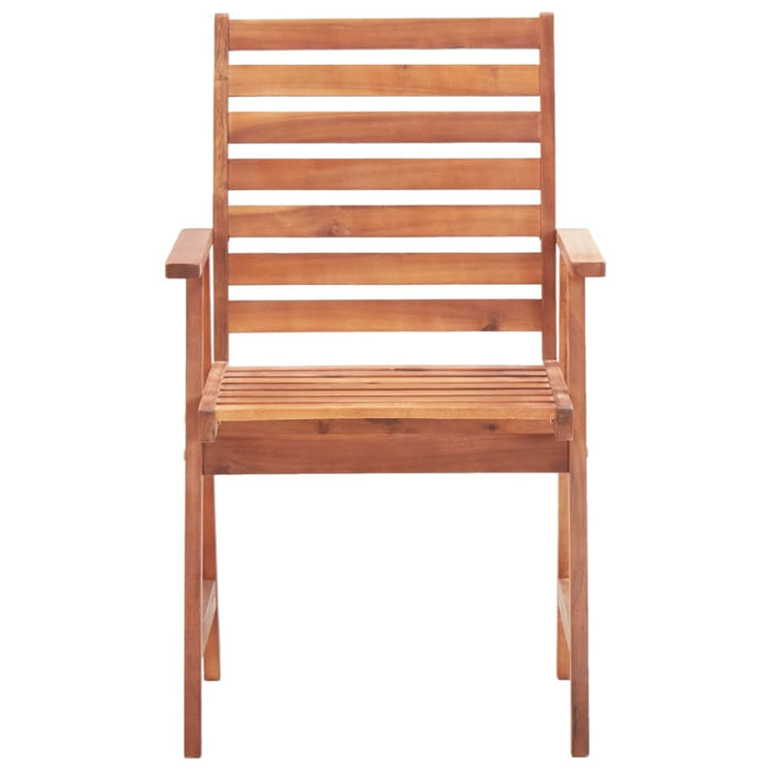 Outdoor Dining Chairs 2 Pcs Solid Acacia Wood Altox