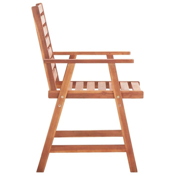 Outdoor Dining Chairs 2 Pcs Solid Acacia Wood Altox