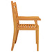 Outdoor Dining Chairs 2 Pcs Solid Wood Acacia Tobtbp