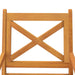 Outdoor Dining Chairs 2 Pcs Solid Wood Acacia Tobtbp