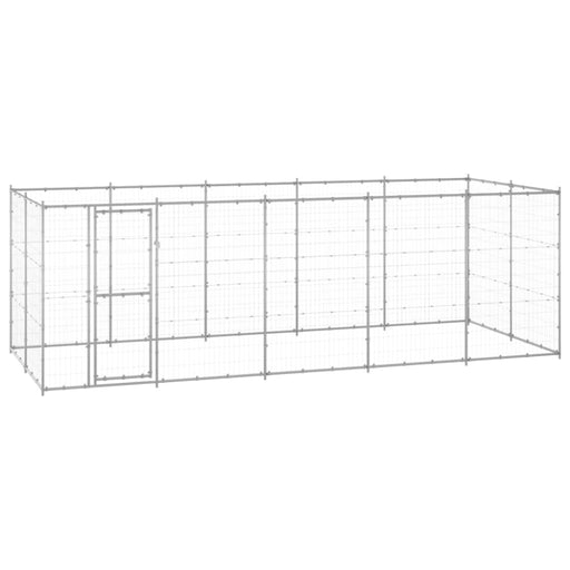 Outdoor Dog Kennel Galvanised Steel 12.1 M² Tbnxtbk