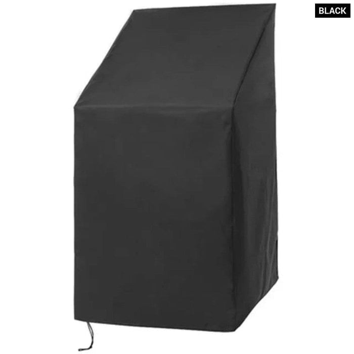 Outdoor Garden Terrace Stackable Chair Dust Cover Storage