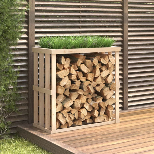 Outdoor Log Holder 108x52x106 Cm Solid Wood Pine Nxxlxl