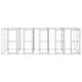 Outdoor Dog Kennel Galvanised Steel 12.1 M² Tbnxxnp