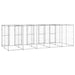 Outdoor Dog Kennel Galvanised Steel 12.1 M² Tbnxxnp