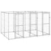 Outdoor Dog Kennel Galvanised Steel 7.26 M² Tbnxxnt