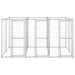 Outdoor Dog Kennel Galvanised Steel 7.26 M² Tbnxxnt