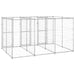 Outdoor Dog Kennel Galvanised Steel 7.26 M² Tbnxxnt