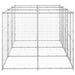 Outdoor Dog Kennel Galvanised Steel 7.26 M² Tbnxxnt