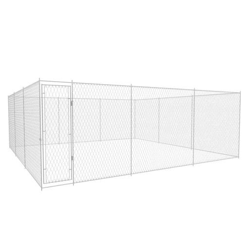 Outdoor Dog Kennel Galvanised Steel Oapbta