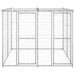 Outdoor Dog Kennel Galvanised Steel With Roof 4.84 M²