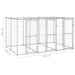 Outdoor Dog Kennel Galvanised Steel With Roof 7.26 M²