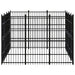 Outdoor Dog Kennel Steel 11.06 M² Tbkikip