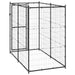 Outdoor Dog Kennel Steel 110x220x180 Cm Opbikl