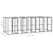 Outdoor Dog Kennel Steel 12.1 M² Tbnxxlt