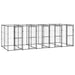 Outdoor Dog Kennel Steel 12.1 M² Tbnxxlt