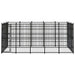 Outdoor Dog Kennel Steel 13.82 M² Tbkikil