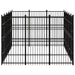 Outdoor Dog Kennel Steel 13.82 M² Tbkikil