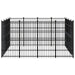 Outdoor Dog Kennel Steel 14.75 M² Tbkiknx