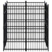 Outdoor Dog Kennel Steel 3.69 M² Tbkikpl