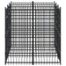 Outdoor Dog Kennel Steel 5.53 M² Tbkiktn