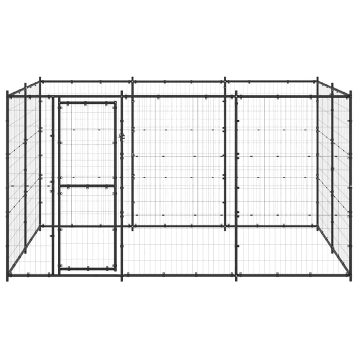 Outdoor Dog Kennel Steel 7.26 M² Tbnxxkn