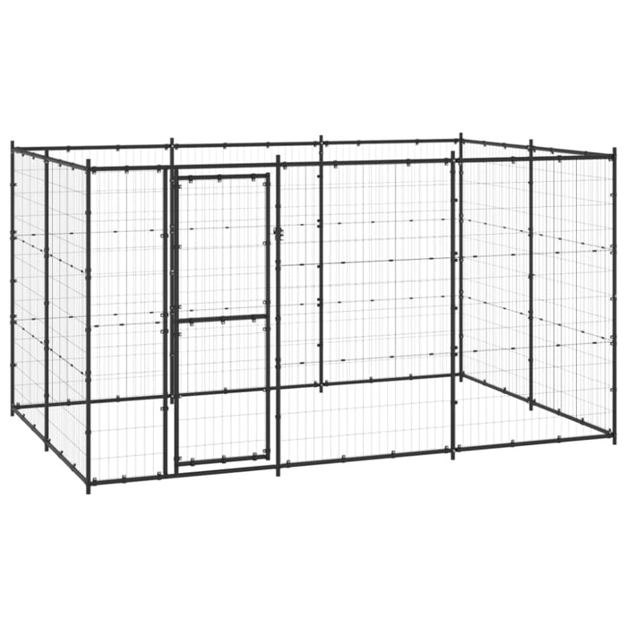 Outdoor Dog Kennel Steel 7.26 M² Tbnxxkn